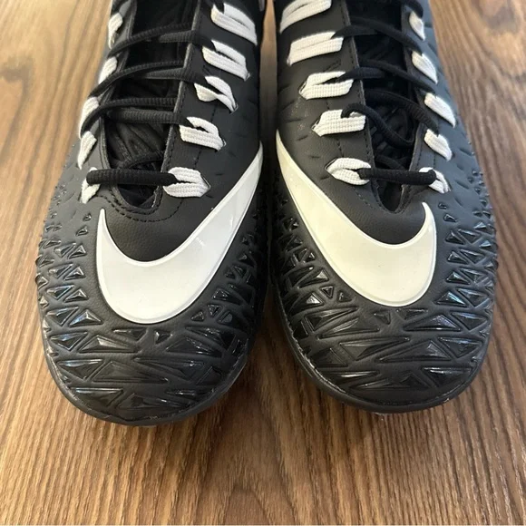Size 14 Nike Force Savage Pro Detachable Football Cleats Black 902677-010 NEW - Picture 4 of 8